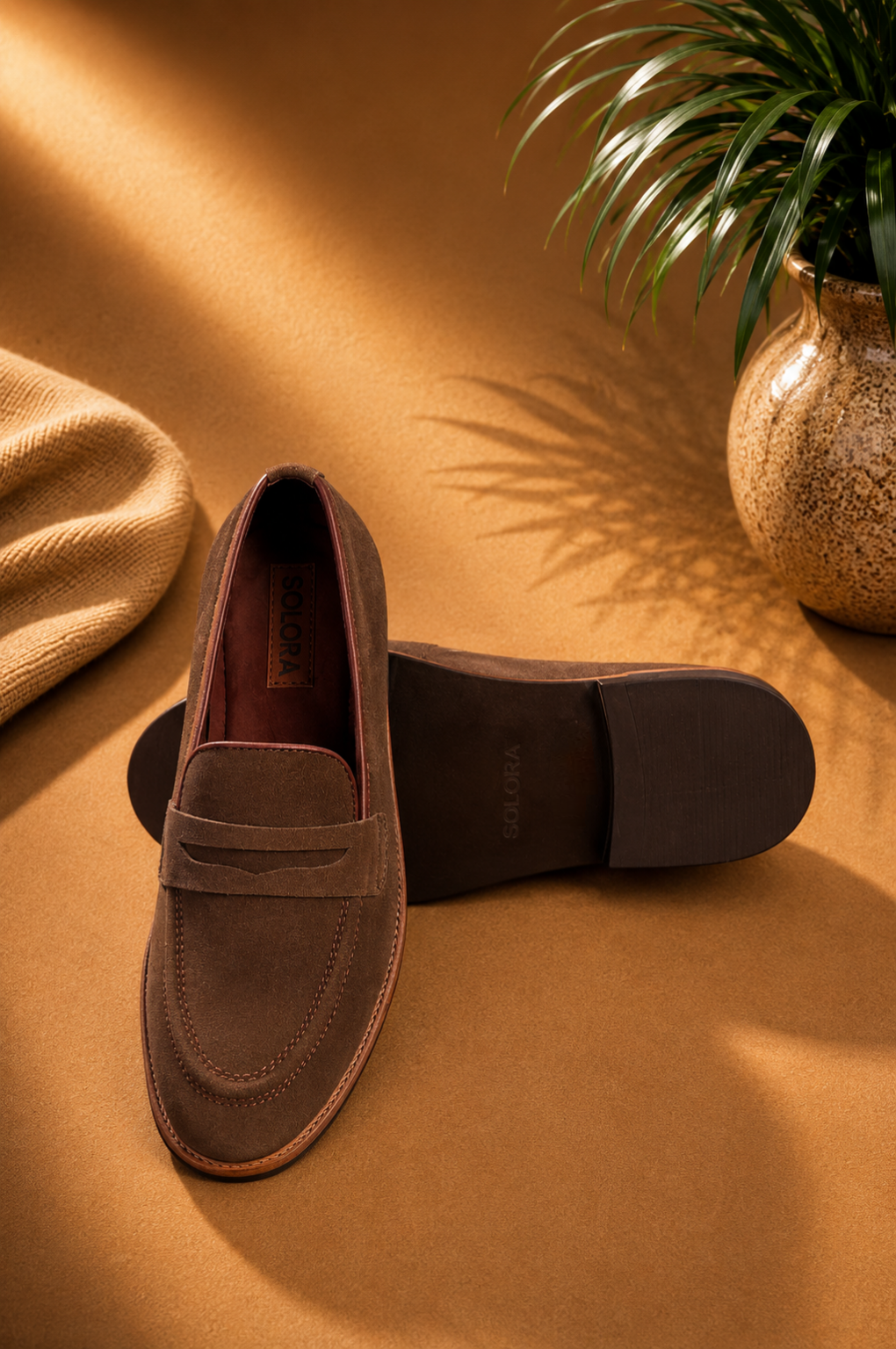 Suede Penny  Loafers