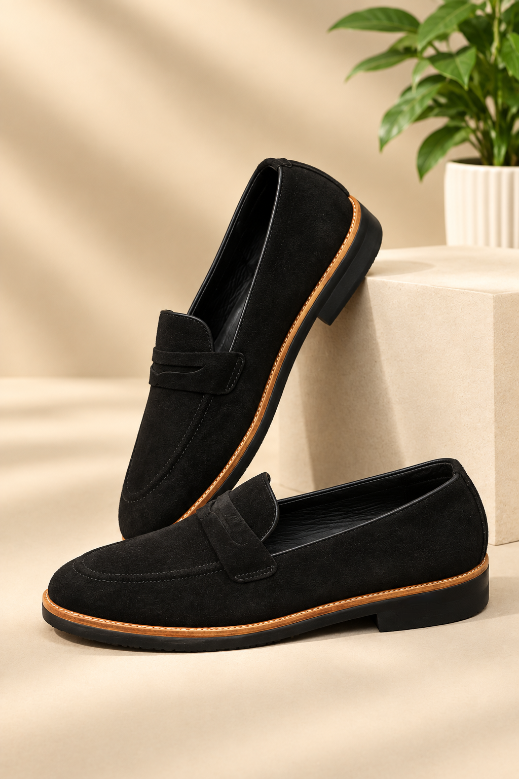 SUEDE PENNY LOAFER