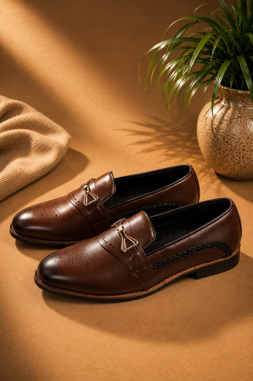 Brown Bit Loafer