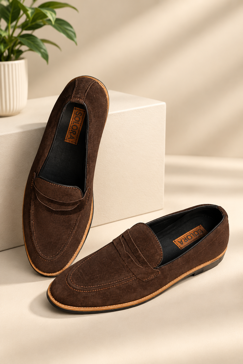 SUEDE PENNY LOAFER