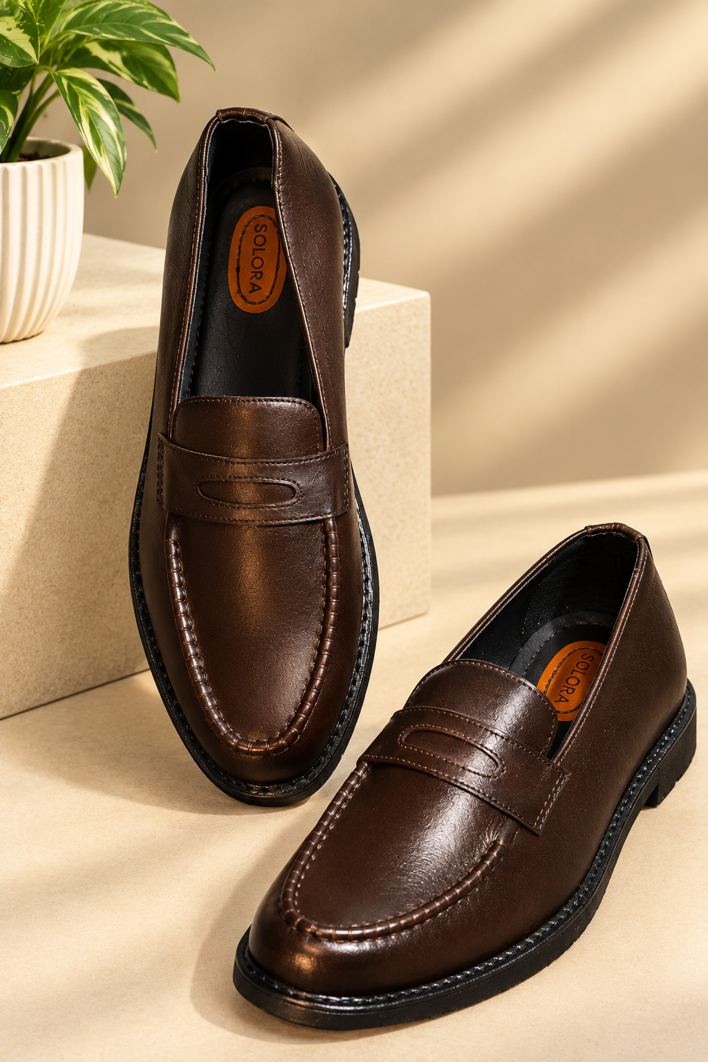 HAND-STITCHED PENNY LOAFERS
