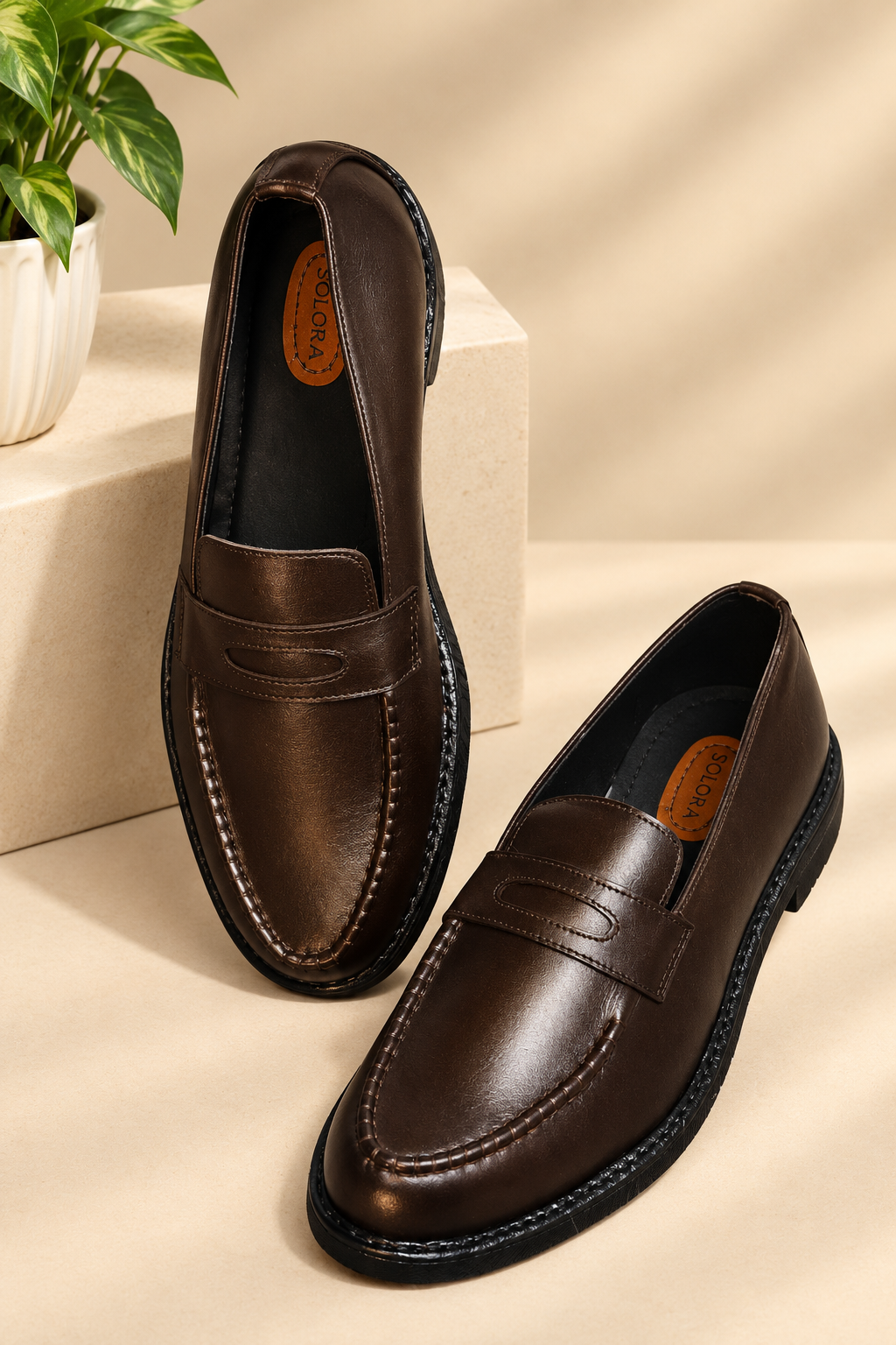 HAND-STITCHED PENNY LOAFERS