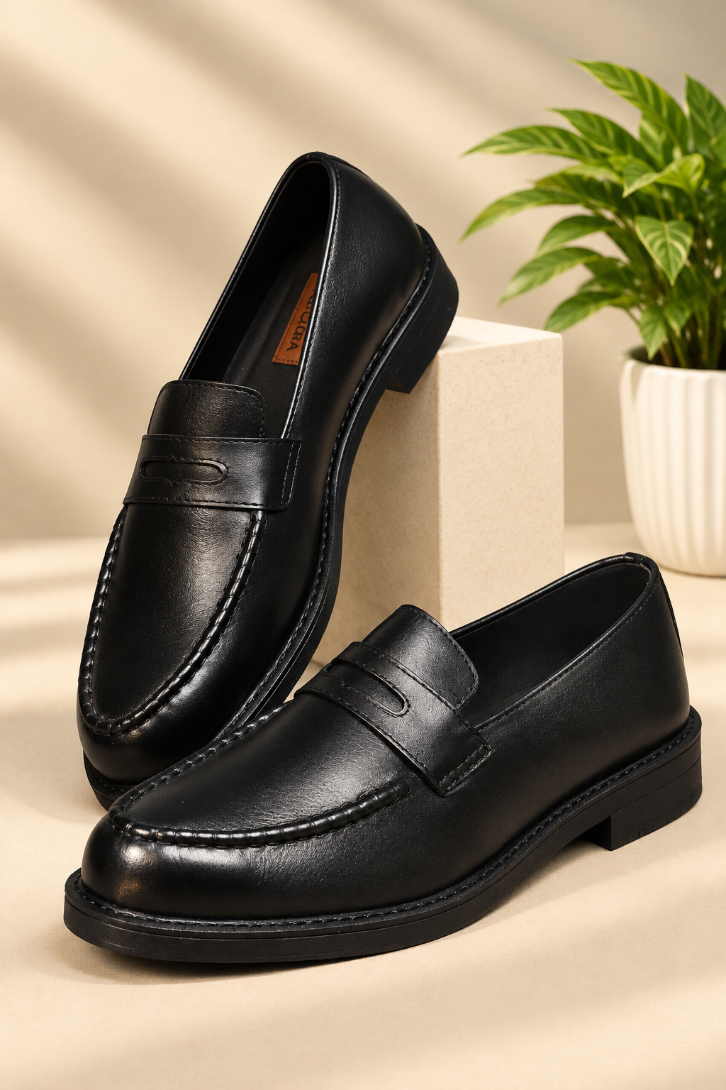 HAND-STITCHED PENNY LOAFERS