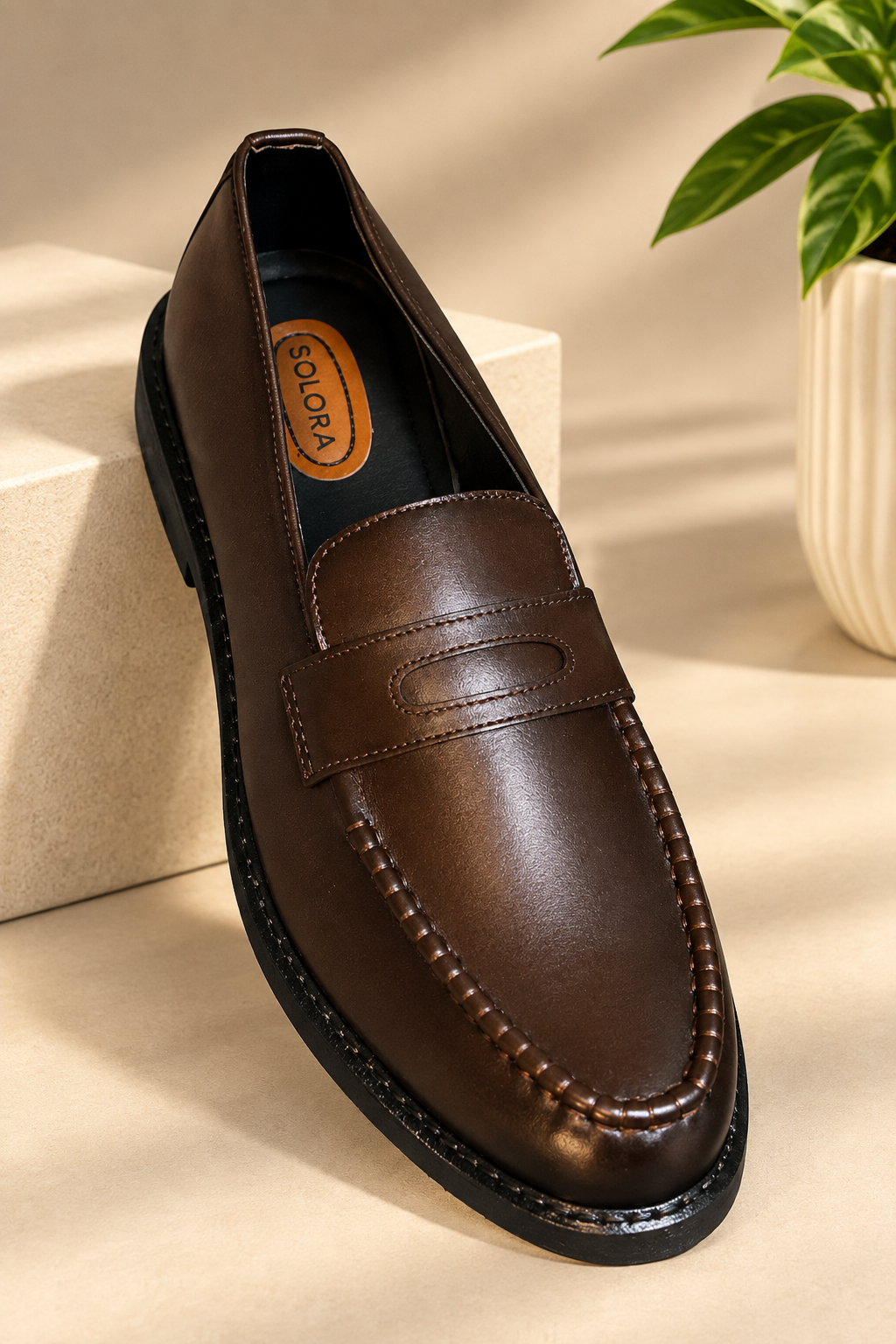 HAND-STITCHED PENNY LOAFERS