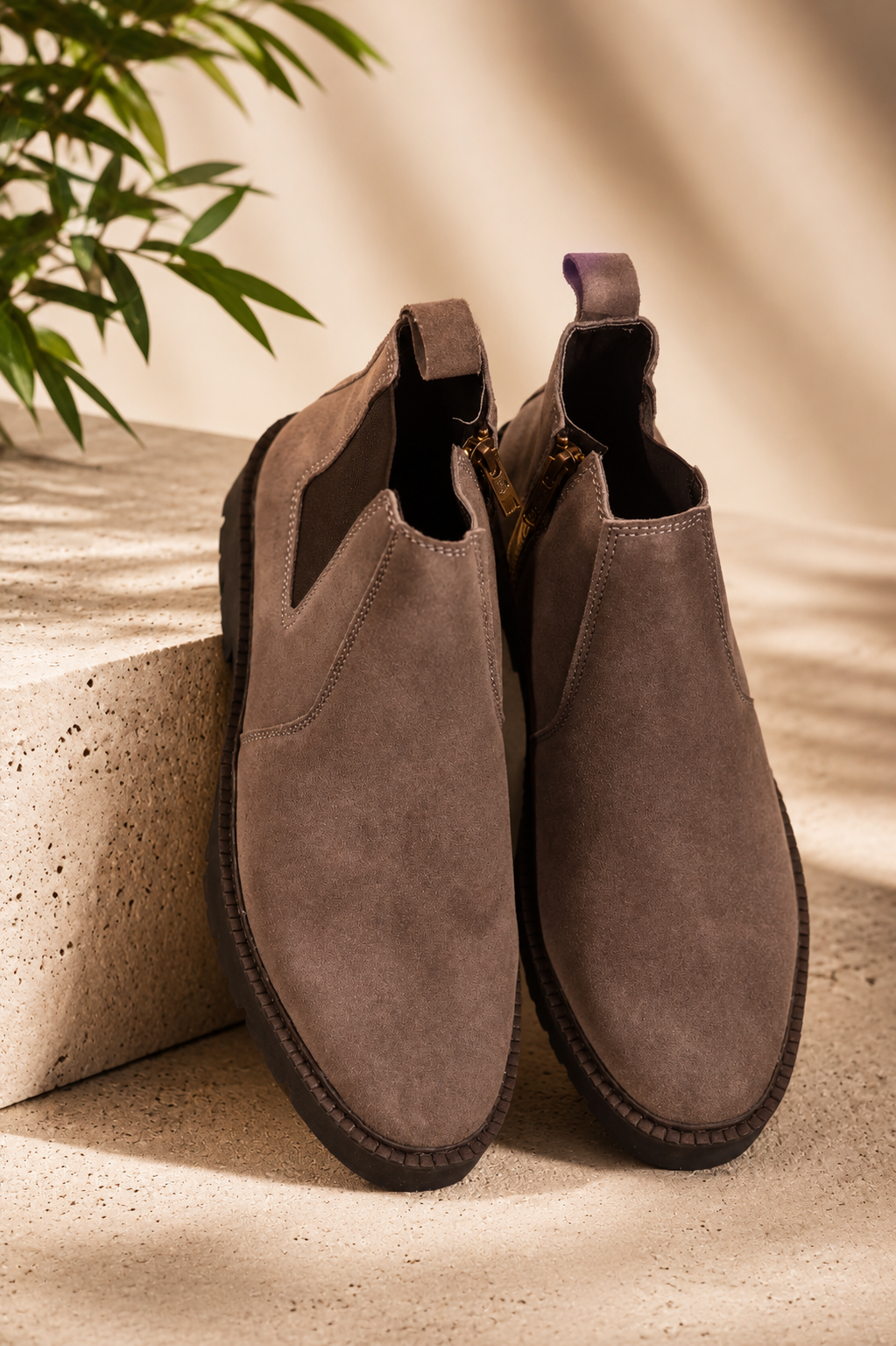 Suede Chunky Chelsea