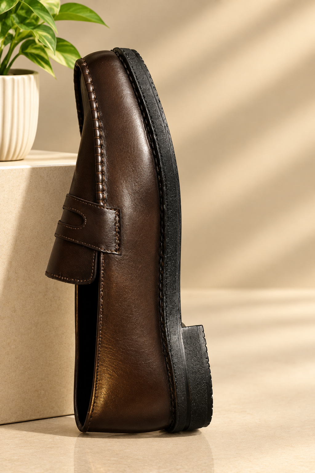 HAND-STITCHED PENNY LOAFERS